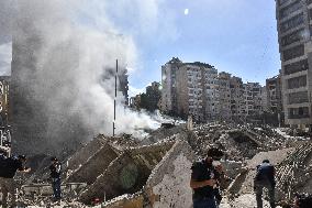 More Strikes In Beirut As Israel Launches Ground Offensive In Lebanon