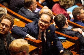 Session Of Questions To The French Government At The National Assembly, In Paris