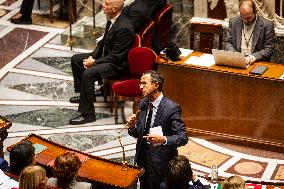 Session Of Questions To The French Government At The National Assembly, In Paris