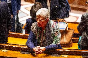 Session Of Questions To The French Government At The National Assembly, In Paris