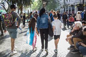 Students Protest In Buenos Aires, Argentina