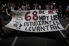 56th Anniversary Of The Massacre Of Tlatelolco, Mexico