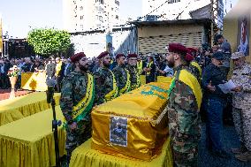 Hezbollah Leaders Funeral - Beirut