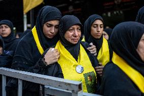 Hezbollah Leaders Funeral - Beirut