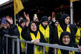 Hezbollah Leaders Funeral - Beirut