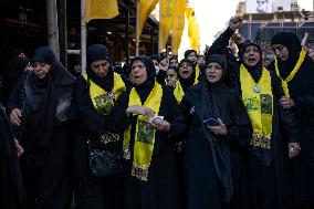 Hezbollah Leaders Funeral - Beirut