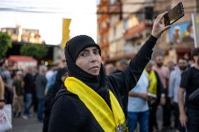 Hezbollah Leaders Funeral - Beirut