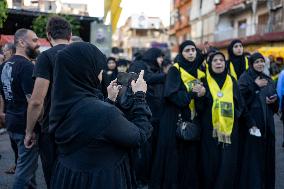 Hezbollah Leaders Funeral - Beirut