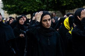 Hezbollah Leaders Funeral - Beirut