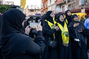 Hezbollah Leaders Funeral - Beirut