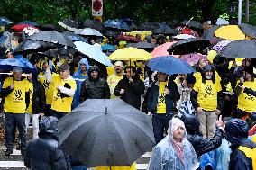 Turkish Community Demonstrates At Council Of Europe - Strasbourg