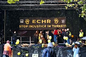 Turkish Community Demonstrates At Council Of Europe - Strasbourg