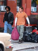 Austin Butler On Set - NYC