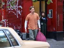 Austin Butler On Set - NYC