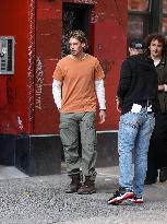 Austin Butler On Set - NYC