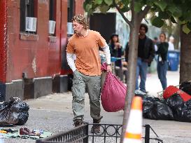 Austin Butler On Set - NYC