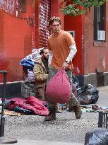 Austin Butler On Set - NYC