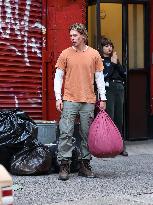 Austin Butler On Set - NYC