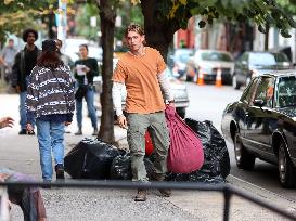 Austin Butler On Set - NYC