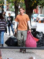 Austin Butler On Set - NYC