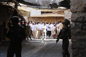 Jewish Settlers Raid Hebron - West Bank