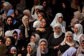 Funeral Of A Palestinian Killed In Israeli Raid - West Bank