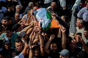 Funeral Of A Palestinian Killed In Israeli Raid - West Bank