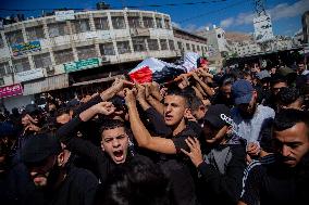 Funeral Of A Palestinian Killed In Israeli Raid - West Bank