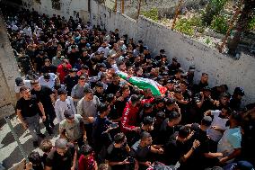 Funeral Of A Palestinian Killed In Israeli Raid - West Bank