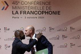 45th Session Of The Ministerial Conference Of La Francophonie - Paris