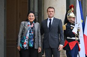 French President Meets Georgian President - Paris