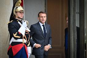 French President Meets Georgian President - Paris