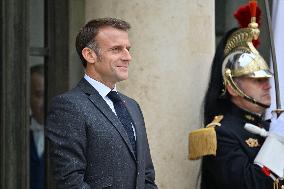 French President Meets Georgian President - Paris