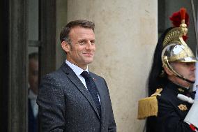 French President Meets Georgian President - Paris