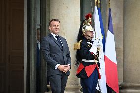 French President Meets Georgian President - Paris