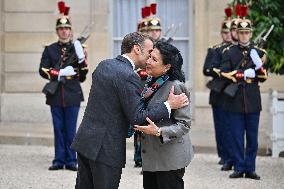 French President Meets Georgian President - Paris