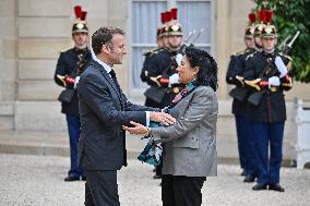 French President Meets Georgian President - Paris