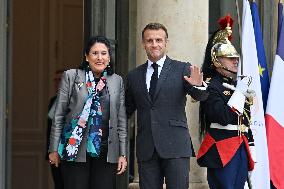 French President Meets Georgian President - Paris