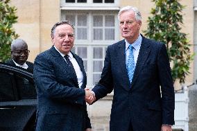 PM Barnier Receives Quebec Prime Minister - Paris