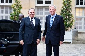 PM Barnier Receives Quebec Prime Minister - Paris