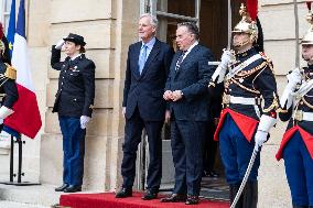 PM Barnier Receives Quebec Prime Minister - Paris