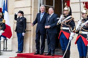 PM Barnier Receives Quebec Prime Minister - Paris