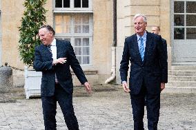 PM Barnier Receives Quebec Prime Minister - Paris