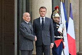 President Macron Welcomes King Of Cambodia - Paris