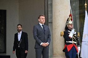 President Macron Welcomes King Of Cambodia - Paris