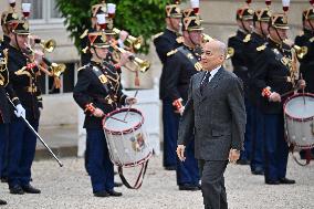 President Macron Welcomes King Of Cambodia - Paris