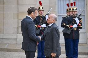 President Macron Welcomes King Of Cambodia - Paris