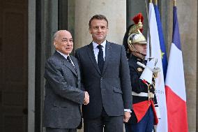 President Macron Welcomes King Of Cambodia - Paris