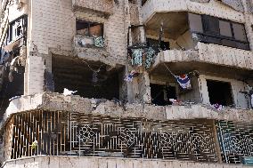 Civil Defense Building Attacked By Israeli Army - Lebanon