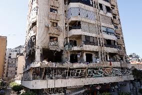 Civil Defense Building Attacked By Israeli Army - Lebanon